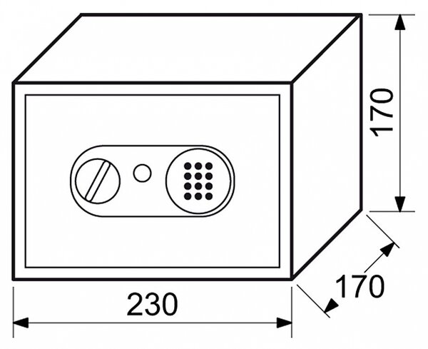 Trezor s elektronickým zámkom RICHTER RS.17.EDN.B
