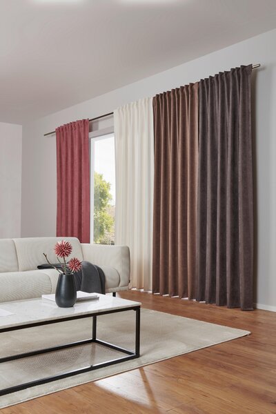 HOTOVÝ ZÁVES, nepriehľadné, 140/245 cm Esposa - Záclony & závesy