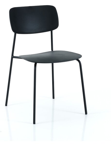 Čierne jedálenské stoličky v súprave 2 ks Primary - Tomasucci
