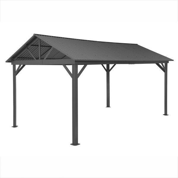 Hliníková pergola Avenberg PAVILIO 5x3m čierna