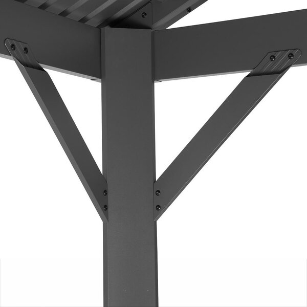 Hliníková pergola Avenberg PAVILIO 5x3m čierna