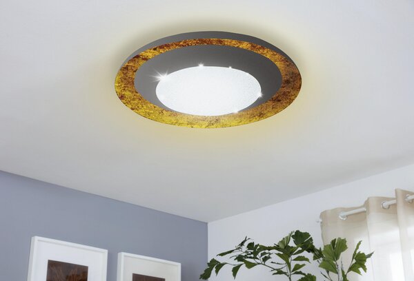 STROPNÉ LED SVIETIDLO, 49,5/9 cm - Online Only bytové doplnky, Online Only