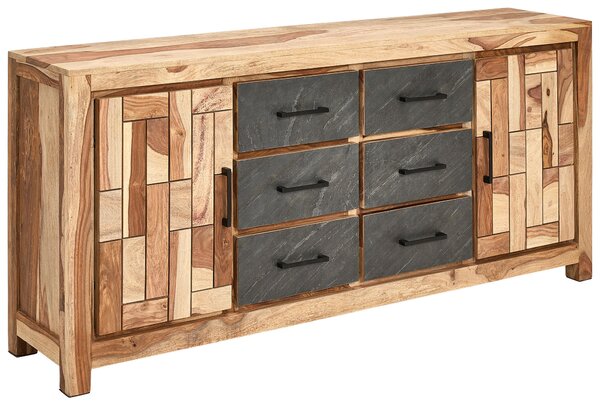 ŠIROKÁ KOMODA, indický palisander, 175/80/40 cm Livetastic - Online Only drobný nábytok, Online Only