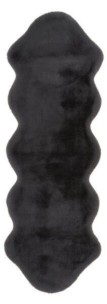 UMELÁ KOŽUŠINA, 60/180 cm, antracitová - Online Only bytové doplnky, Online Only