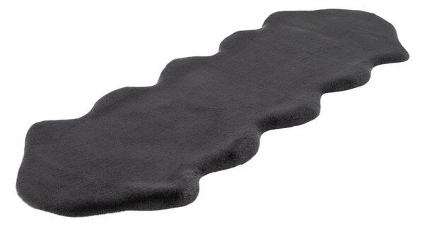 UMELÁ KOŽUŠINA, 60/180 cm, antracitová - Online Only bytové doplnky, Online Only
