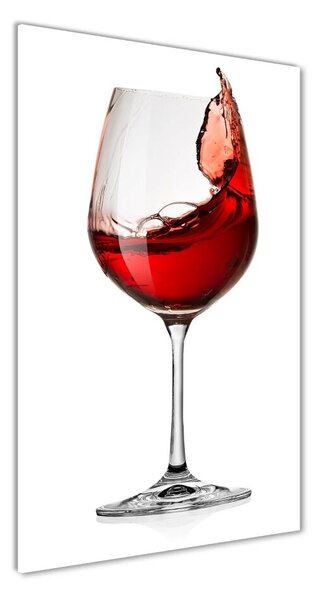 Vertikálny fotoobraz na skle Červené víno osv-61113320