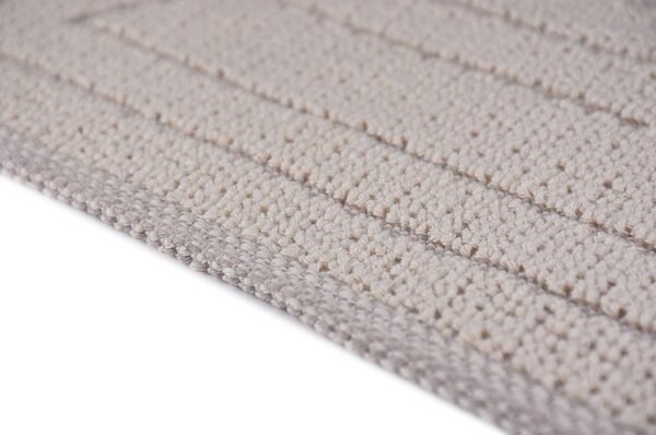 Krémovobiele bavlnené nášľapy na schody v súprave 16 ks 25x65 cm Tablo Krem – Vitaus