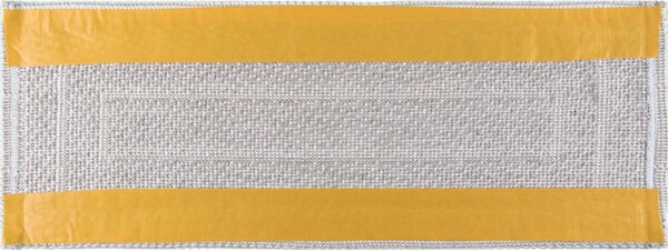 Krémovobiele bavlnené nášľapy na schody v súprave 16 ks 25x65 cm Tablo Krem – Vitaus