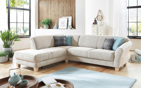 ROHOVÁ SEDAČKA, textil, krémová Sit & More - Sedačky, Online Only