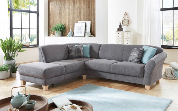 ROHOVÁ SEDAČKA, textil, sivá Sit & More - Sedačky, Online Only