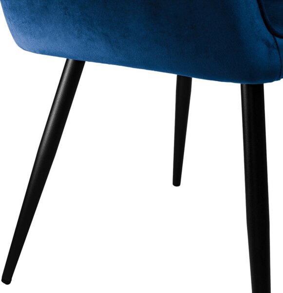 Jedálenská stolička HAVANA VELVET granátová