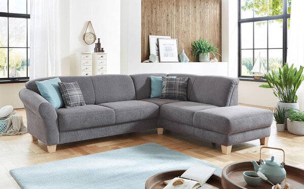 ROHOVÁ SEDAČKA, textil, sivá Sit & More - Sedačky, Online Only