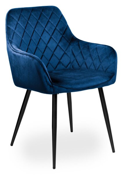 Jedálenská stolička HAVANA VELVET granátová