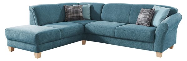 ROHOVÁ SEDAČKA, textil, petrolejová Sit & More - Sedačky, Online Only
