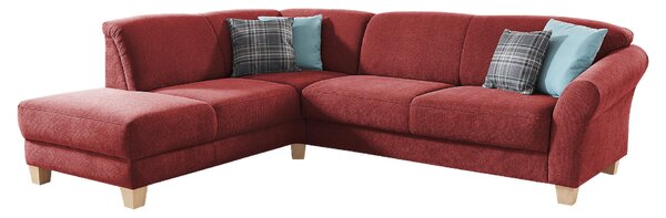ROHOVÁ SEDAČKA, textil, červená Sit & More - Sedačky, Online Only