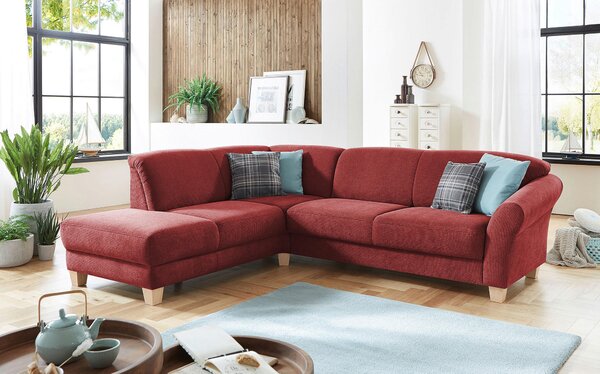ROHOVÁ SEDAČKA, textil, červená Sit & More - Sedačky, Online Only