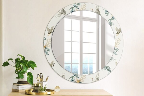 Okrúhle ozdobné zrkadlo Chinoseries