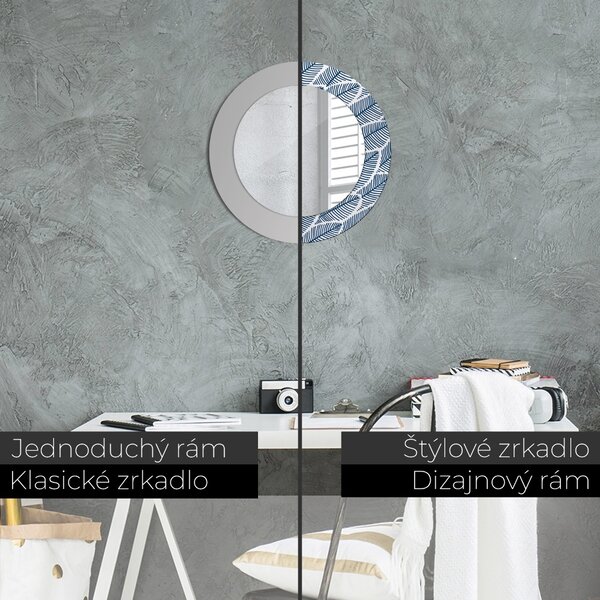 Zrkadlomat.sk Listy Listy Okrúhle dekoračné zrkadlo lsdo-00013