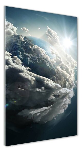 Vertikálny foto obraz sklo tvrdené Planéta Zem