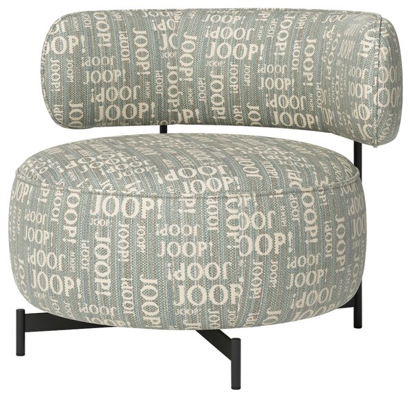 DIZAJNOVÉ KRESLO, textil, modrá, zelená Joop! - Kreslá