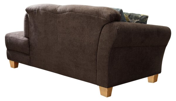 LEŇOŠKA, textil, tmavohnedá Sit & More - Online Only obývacie izby, Online Only
