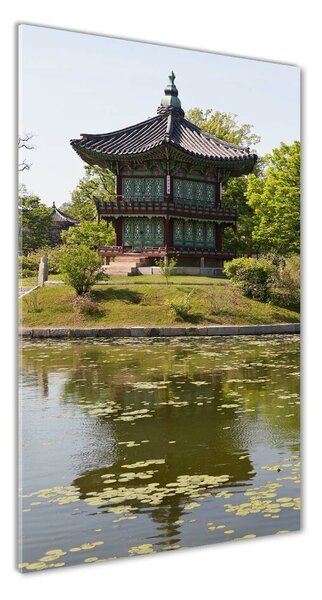 Vertikálny foto obraz sklenený Japonský park osv-83571521