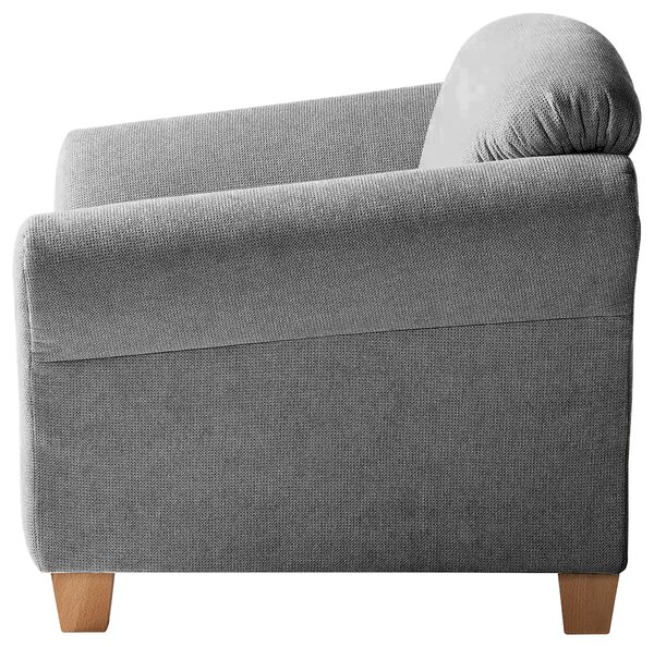 KRESLO, textil, sivá Sit & More - Online Only obývacie izby, Online Only
