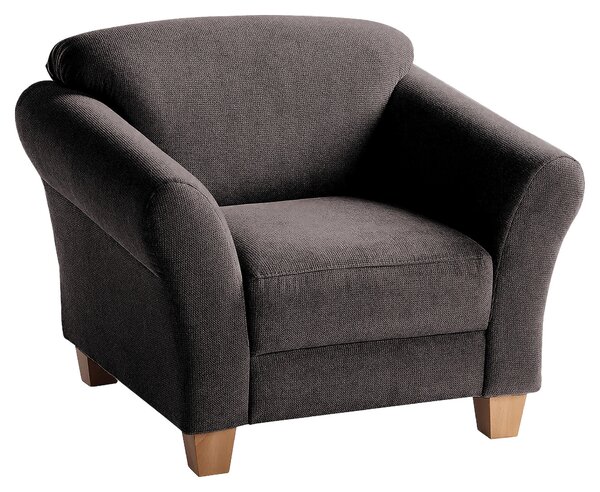 KRESLO, textil, tmavohnedá Sit & More - Online Only obývacie izby, Online Only