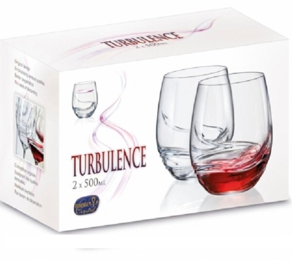 Crystalex poháre TURBULENCE 500 ml 2 ks