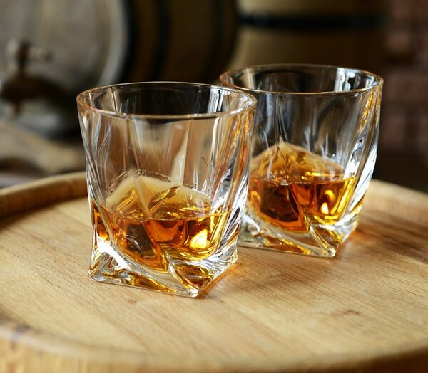 Crystal Bohemia poháre na whisky Quadro 340 ml 6 ks