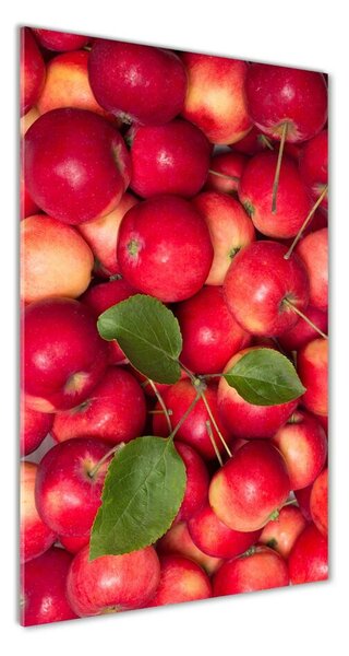 Vertikálny foto obraz sklo tvrdené Červená jablká