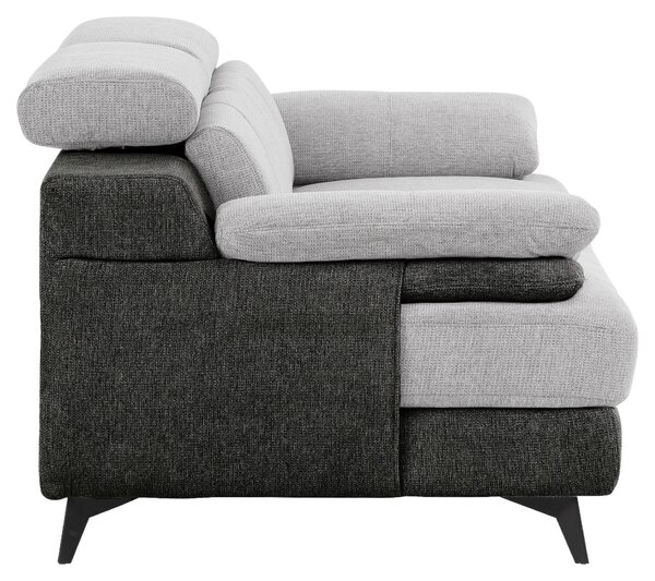 DVOJMIESTNA POHOVKA, textil, grafitová, strieborná Livetastic - Sedačky, Online Only