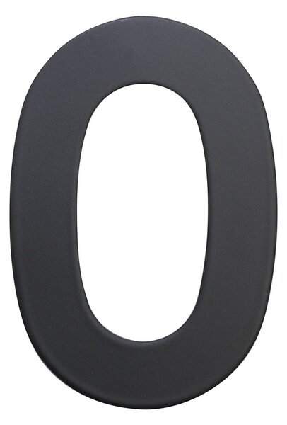 Domové číslo "0", RN.75L, čierna