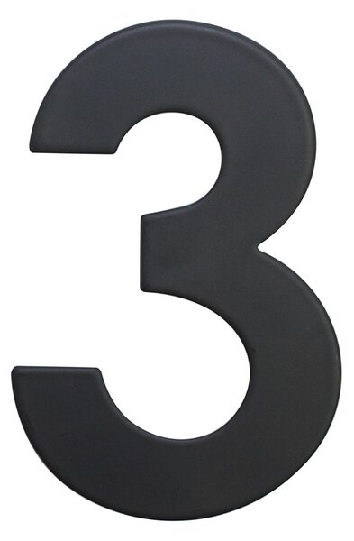 Domové číslo "3", RN.75L, čierna
