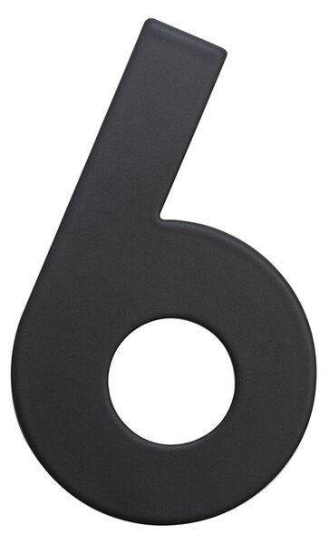 Domové číslo "6", RN.75L, čierna
