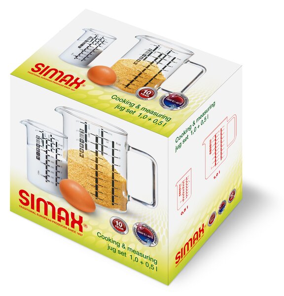 Simax Súprava kuchynských odmeriek, 2 ks
