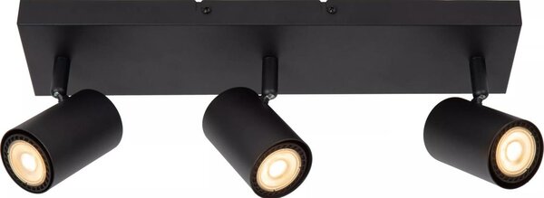 Lucide 53910/03/30 - Bodové svietidlo AMIGO 3xGU10/40W/230V čierne