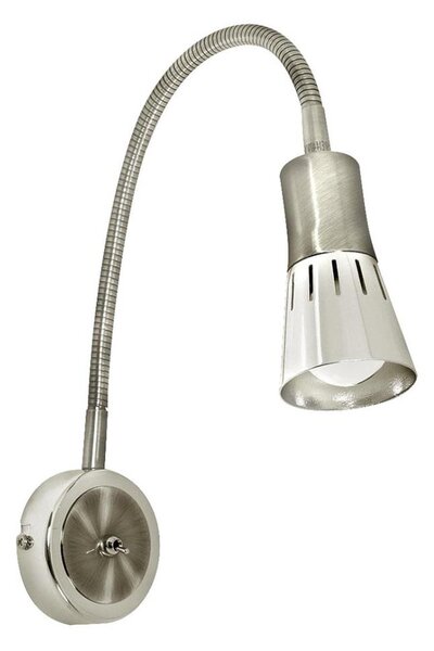 Flexibilná lampička ARENA 1xE14/40W/230V chróm