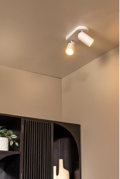Lucide 13958/02/31 - Bodové svietidlo PUNCH 2xGU10/35W/230V biela