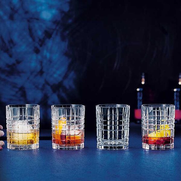 Nachtmann Square poháre na whisky 345 4 ks