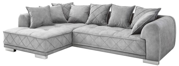 ROHOVÁ SEDAČKA, textil, sivá MID.YOU - Sedačky, Online Only