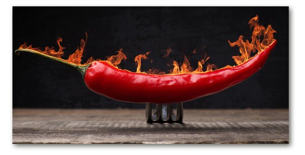 Foto obraz sklenený horizontálny chilli papričky
