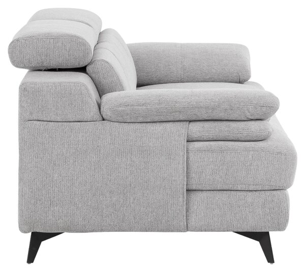 DVOJMIESTNA POHOVKA, textil, strieborná Livetastic - Sedačky, Online Only