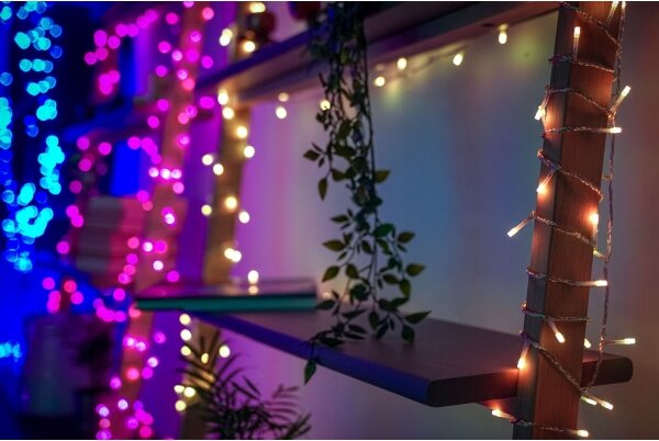 Twinkly TWS250SPP-TEU - LED RGBW vonkajšia svetelná reťaz 250xLED 23,5m IP44 Wi-Fi