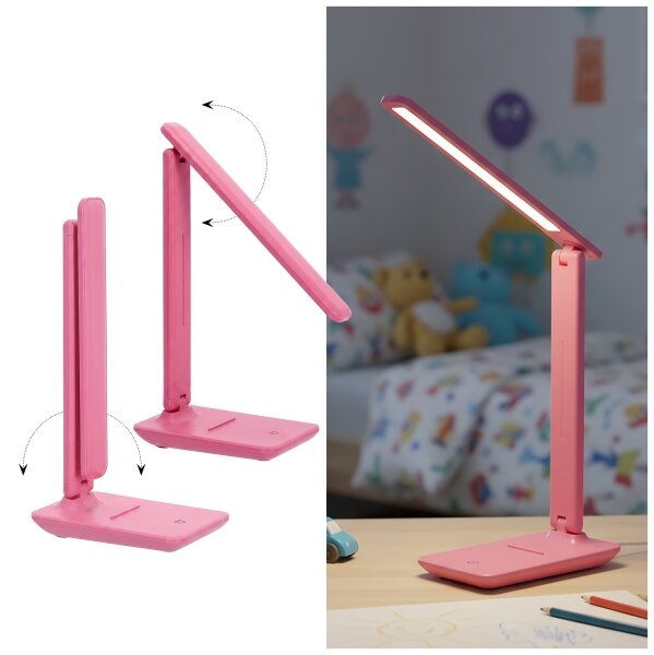 Brilagi - LED stmievateľná stolová lampa MODO LED/7W/230V 3000/4000/6500K ružová