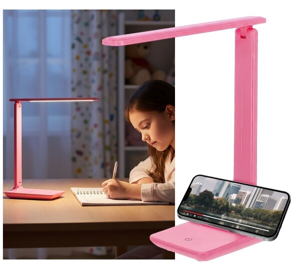Brilagi - LED stmievateľná stolová lampa MODO LED/7W/230V 3000/4000/6500K ružová