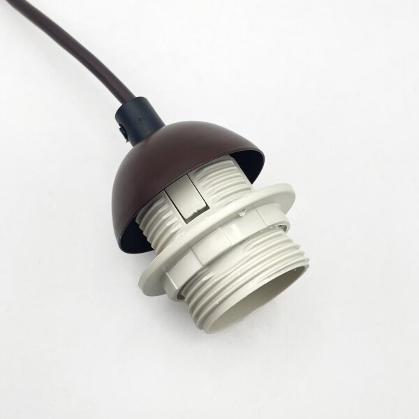 Luster na lanku AIDA 1xE27/60W/230V pr. 25 cm dub/orech/biela
