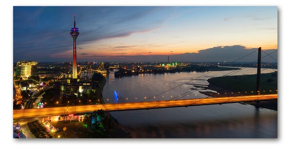 Foto obraz sklo tvrzené Dusseldorf Nemecko osh-119261397