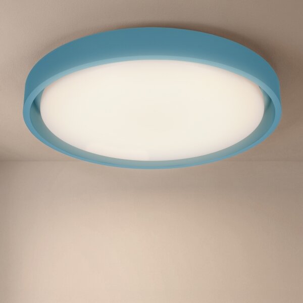 Brilagi-LED Stmievateľné svietidlo MATTEO LED/48W/230V 3000-6500K priemer 41 cm tyrkysové + diaľkové ovládanie