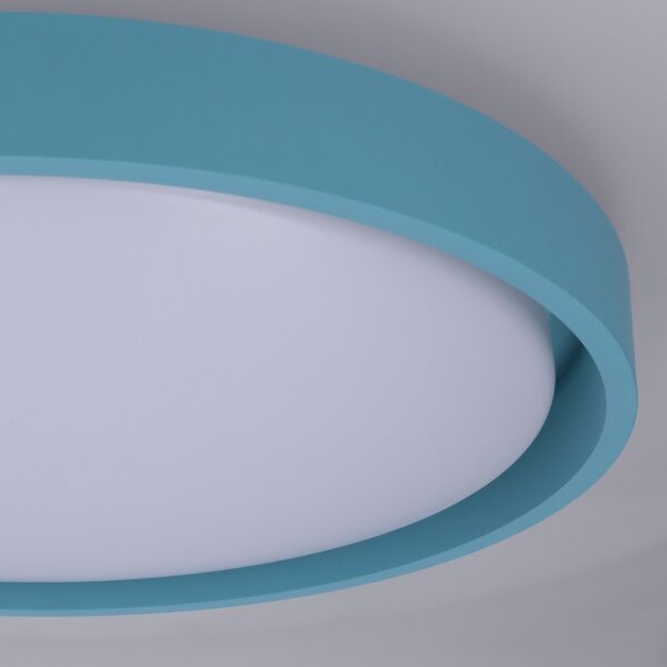 Brilagi-LED Stmievateľné svietidlo MATTEO LED/48W/230V 3000-6500K priemer 41 cm tyrkysové + diaľkové ovládanie